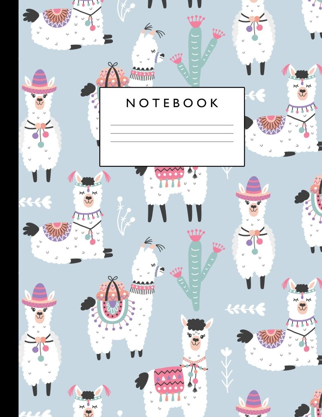 Notebook: Cute Lined Journal Ruled Composition Note Book to Draw and Write In - School Supplies for Elementary, Highschool and College (8.5 x 11 Size 100 Writing Pages) Cover Design 274