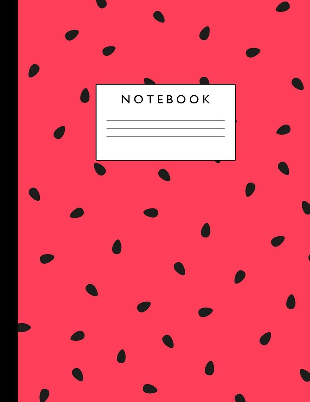 Notebook: Cute Lined Journal Ruled Composition Note Book to Draw and Write In - School Supplies for Elementary, Highschool and College (8.5 x 11 Size 100 Writing Pages) Cover Design 276
