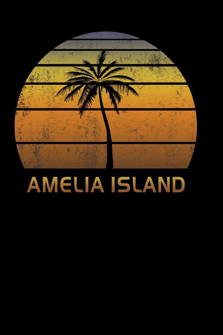 Amelia Island: Florida Notebook Lined Wide Ruled Paper For Taking Notes. Stylish Journal Diary 6 x 9 Inch Soft Cover. For Home, Work Or School.