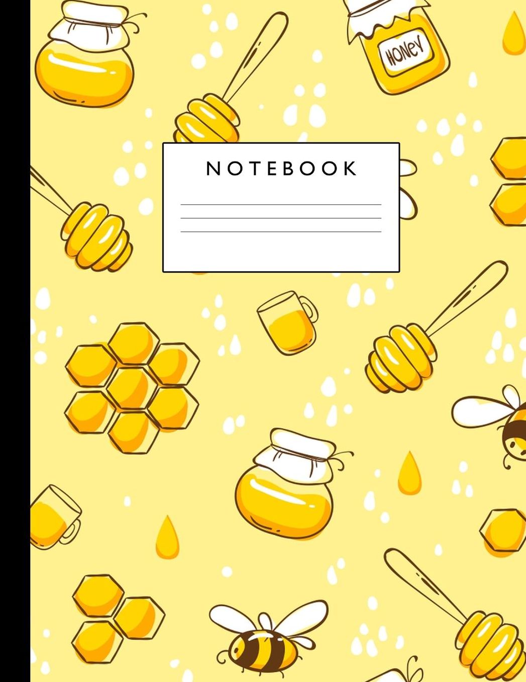 Notebook: Cute Lined Journal Ruled Composition Note Book to Draw and Write In - School Supplies for Elementary, Highschool and College (8.5 x 11 Size 100 Writing Pages) Cover Design 282