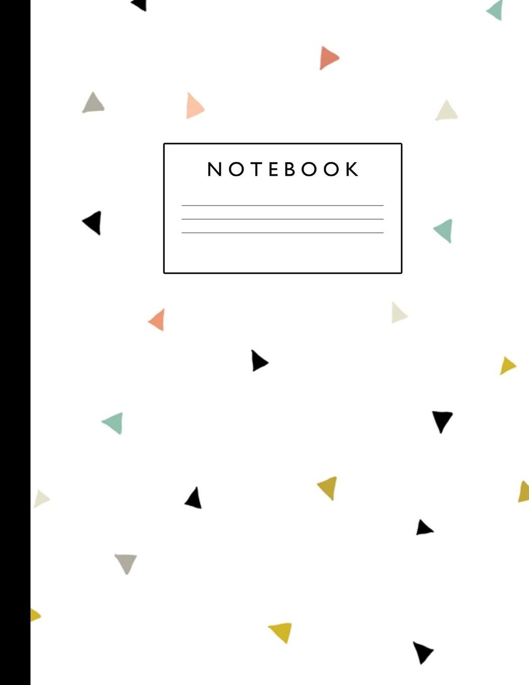 Notebook: Cute Lined Journal Ruled Composition Note Book to Draw and Write In - School Supplies for Elementary, Highschool and College (8.5 x 11 Size 100 Writing Pages) Cover Design 283