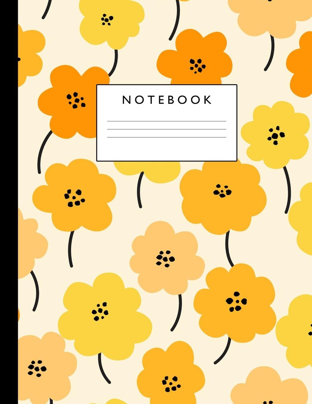Notebook: Cute Lined Journal Ruled Composition Note Book to Draw and Write In - School Supplies for Elementary, Highschool and College (8.5 x 11 Size 100 Writing Pages) Cover Design 286