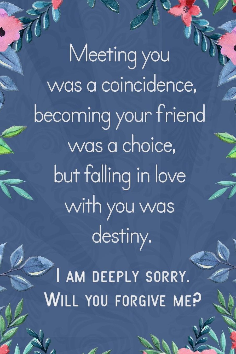 Lined Notebook: Thick Journal With Quote (119 Pages) - Im Sorry Gifts For Her