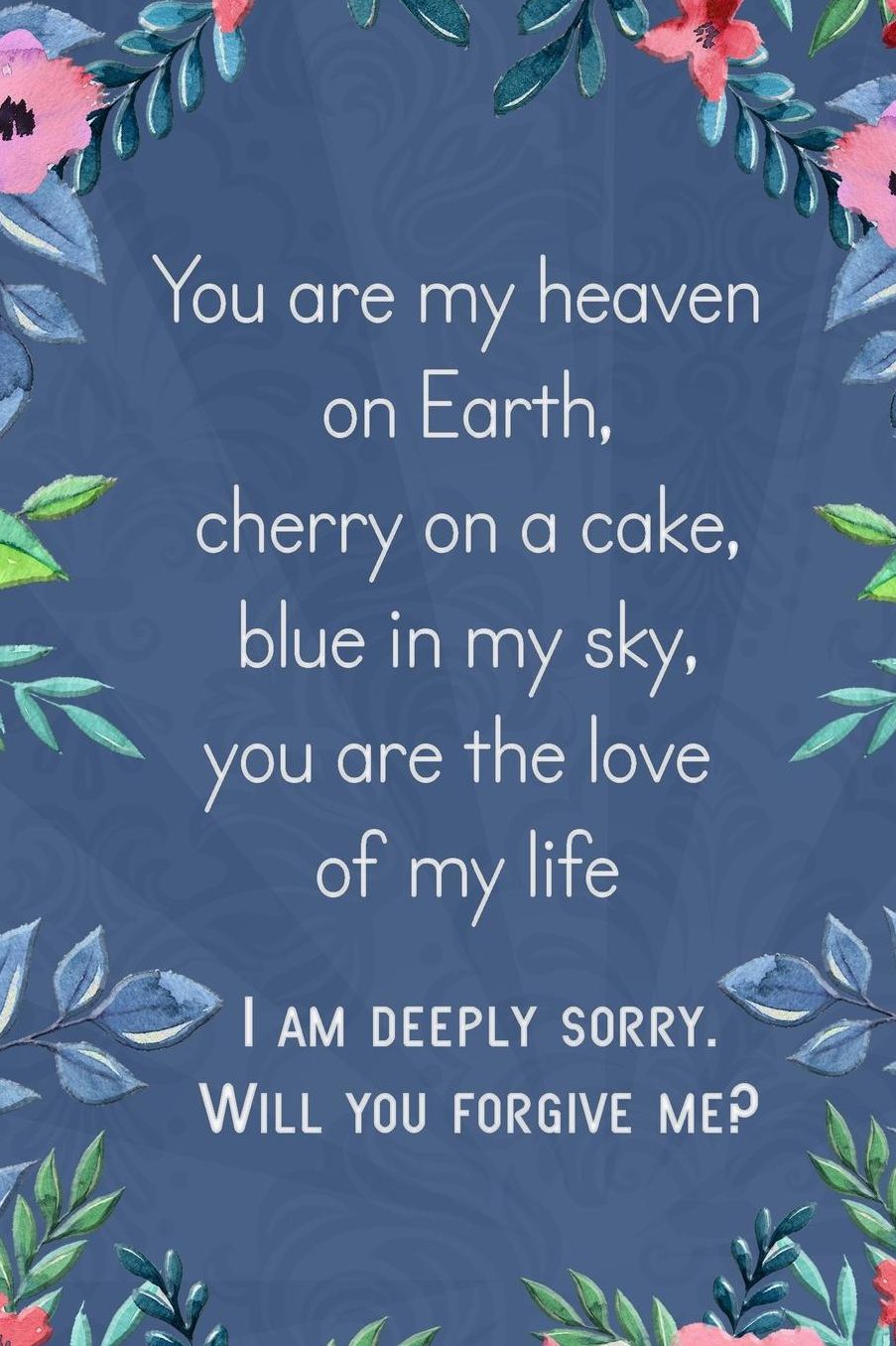 Lined Notebook: Thick Journal With Quote (119 Pages) - Im Sorry Gifts For Her