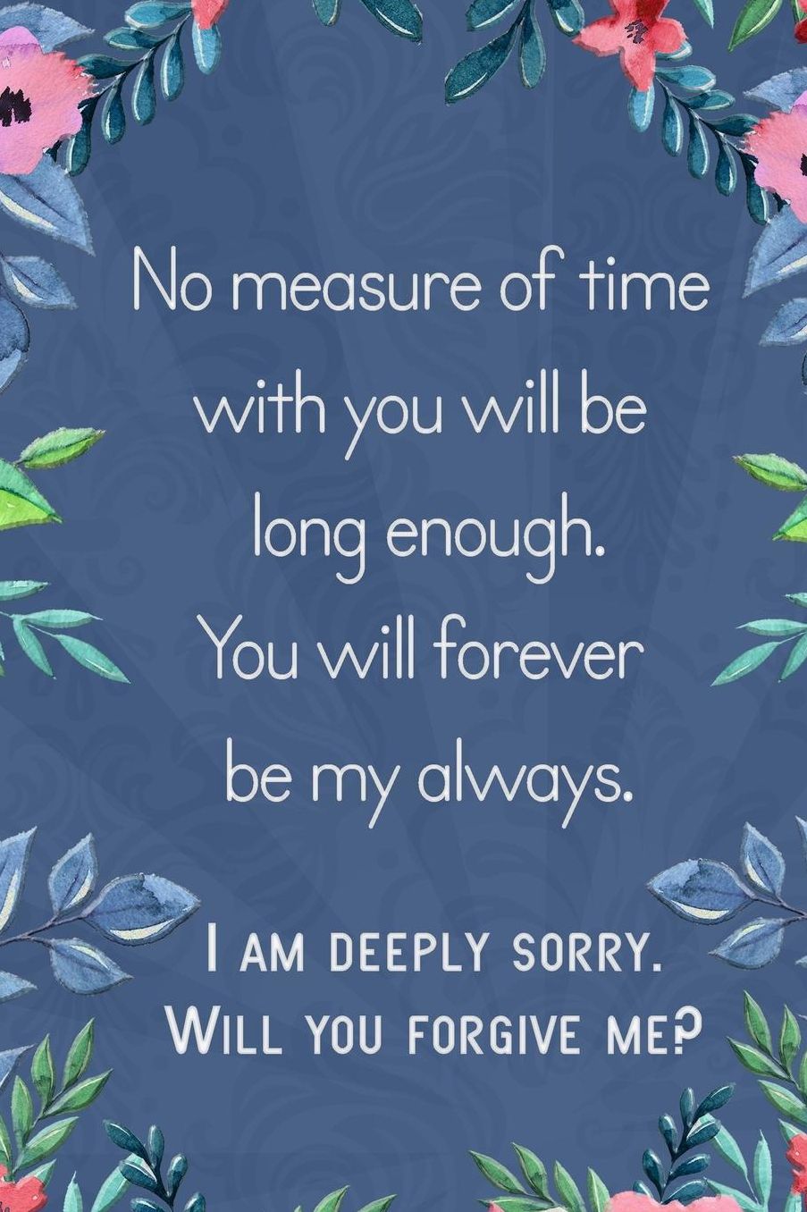 Lined Notebook: Thick Journal With Quote (119 Pages) - Im Sorry Gifts For Her