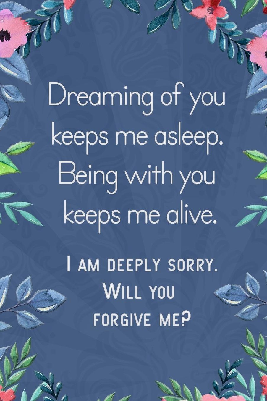 Lined Notebook: Thick Journal With Quote (119 Pages) - Im Sorry Gifts For Her