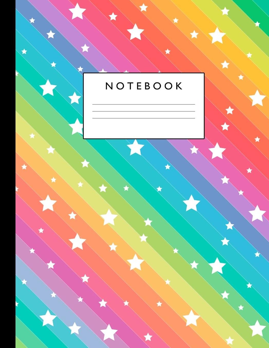 Notebook: Cute Lined Journal Ruled Composition Note Book to Draw and Write In - School Supplies for Elementary, Highschool and College (8.5 x 11 Size 100 Writing Pages) Cover Design 301