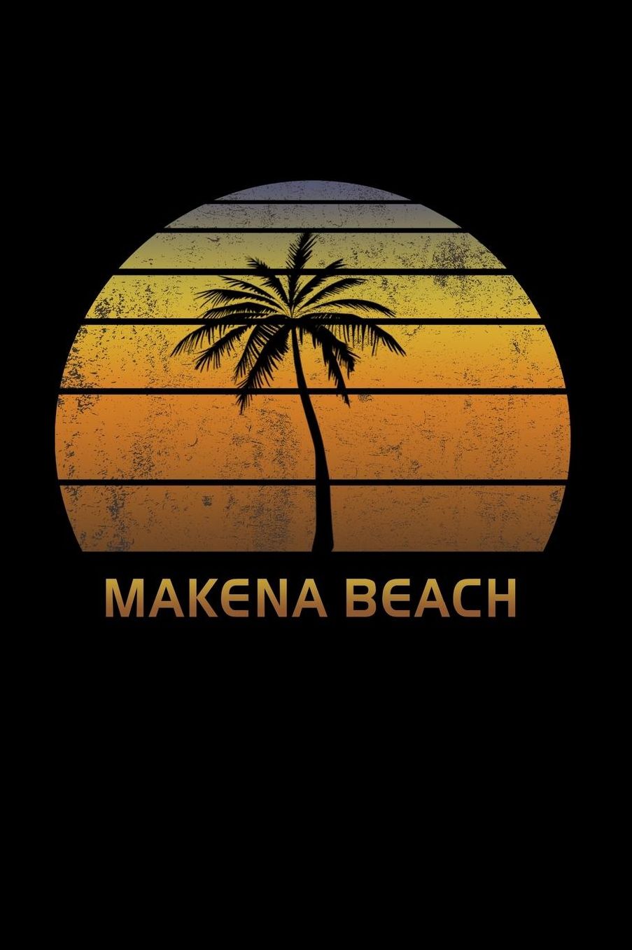 Makena Beach: Maui Hawaii Notebook Lined Wide Ruled Paper For Taking Notes. Stylish Journal Diary 6 x 9 Inch Soft Cover. For Home, Work Or School.