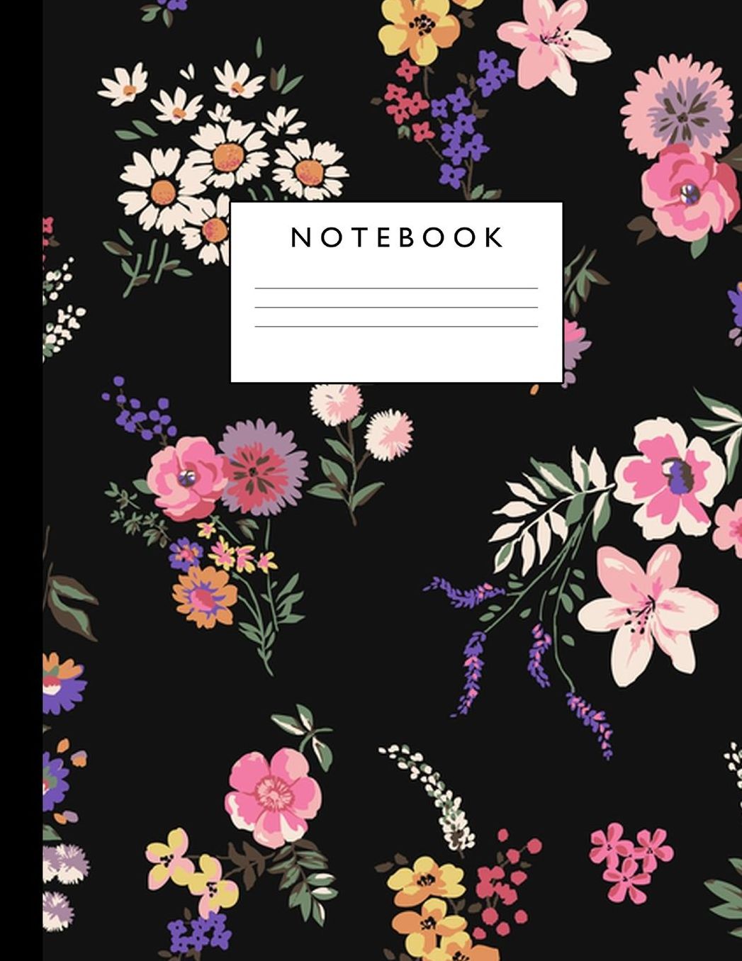 Notebook: Cute Lined Journal Ruled Composition Note Book to Draw and Write In - School Supplies for Elementary, Highschool and College (8.5 x 11 Size 100 Writing Pages) Cover Design 306