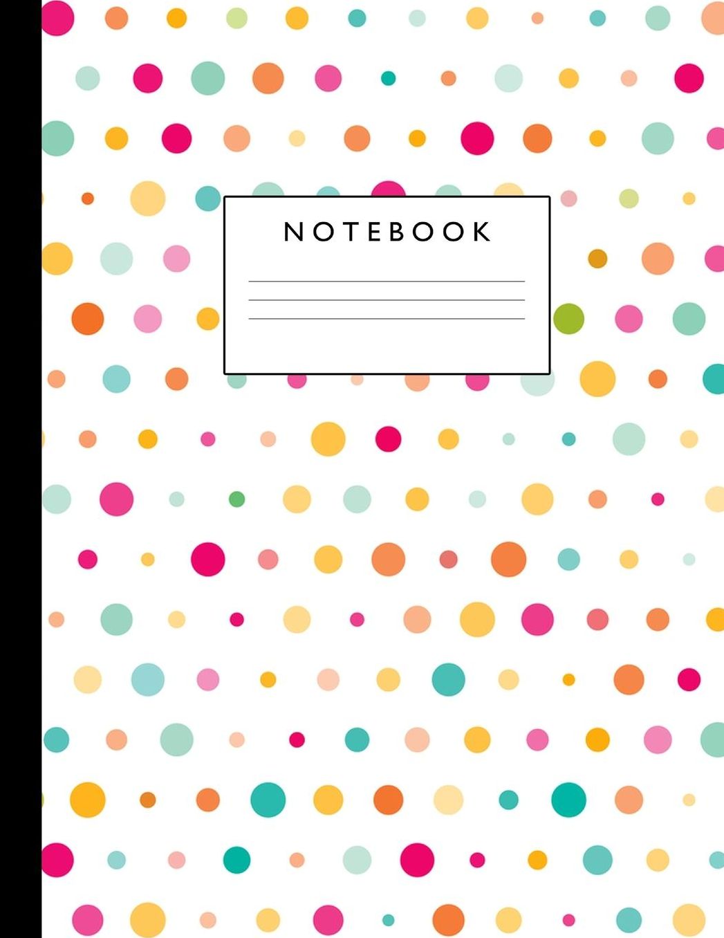 Notebook: Cute Lined Journal Ruled Composition Note Book to Draw and Write In - School Supplies for Elementary, Highschool and College (8.5 x 11 Size 100 Writing Pages) Cover Design 308