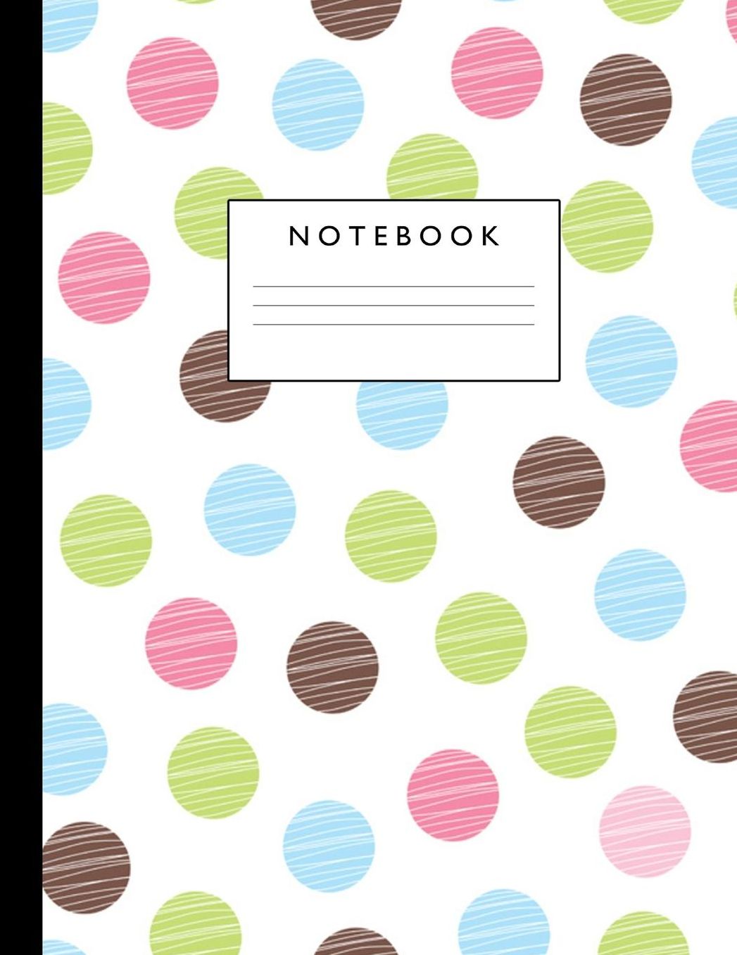 Notebook: Cute Lined Journal Ruled Composition Note Book to Draw and Write In - School Supplies for Elementary, Highschool and College (8.5 x 11 Size 100 Writing Pages) Cover Design 311