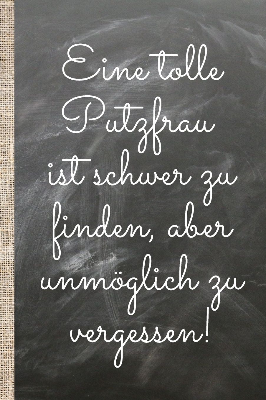 Eine tolle Putzfrau ist schwer zu finden, aber unmï¿½glich zu vergessen!: Das 120 Seiten linierte Notizbuch ca. A5 Format. Das praktische Abschiedsgeschenk oder Geburtstagsgeschenk fï¿½r deine Putzfrau.