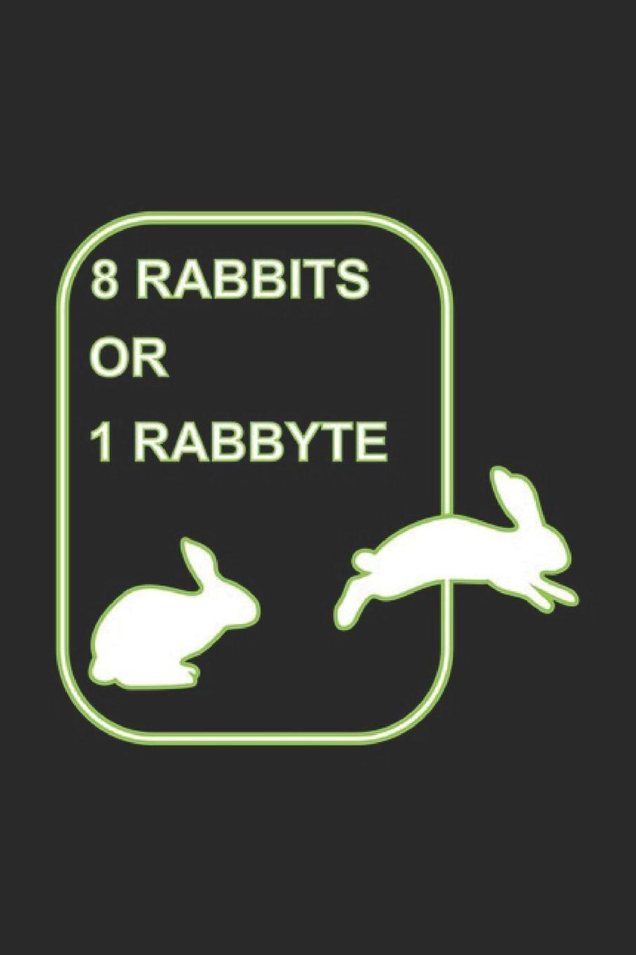 8 Rabbits Or 1 Rabbyte: Programming Developer Notebook Computer Science Journal for Coder, Coding Samples Programmers and computer nerds for sketches, notes, tasks, code ideas and To-Do lists, Dot Grid notebook, 120 pages