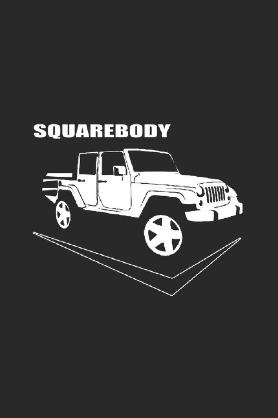 Squarebody: Truck Notebook Trailor Transport Journal for Truck driver, Trucker on their Lorry or Tractor, for sketches ideas and To-Do lists, Dot Grid notebook, 120 pages
