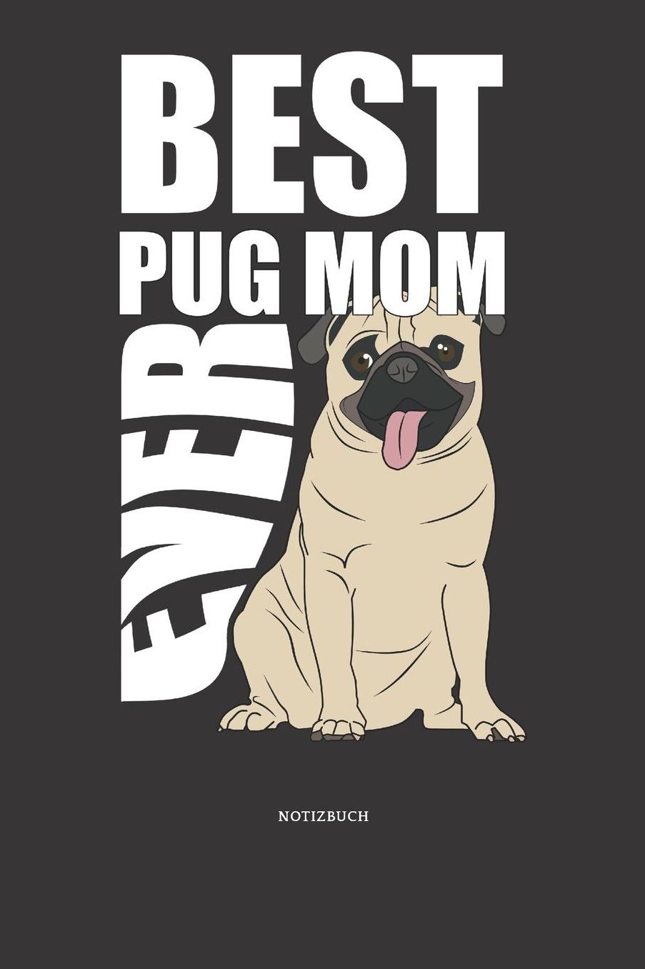 Notizbuch: Pug Mandala Notizbuch / Tagebuch / Journal mit 120 leeren Linierte Seiten Groï¿½e Frauen, Mï¿½dchen, Tï¿½nzer, familie