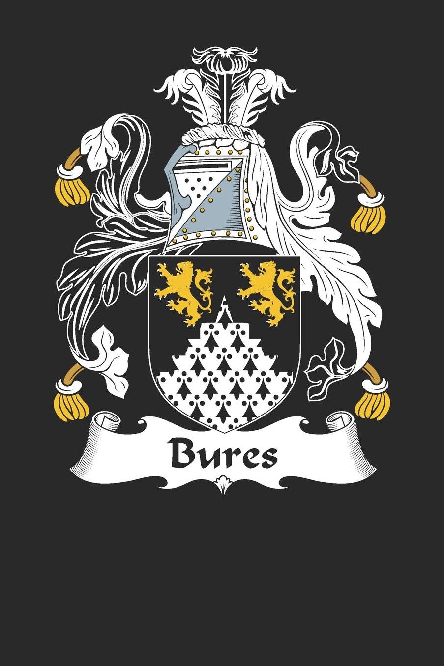 Bures: Bures Coat of Arms and Family Crest Notebook Journal (6 x 9 - 100 pages)