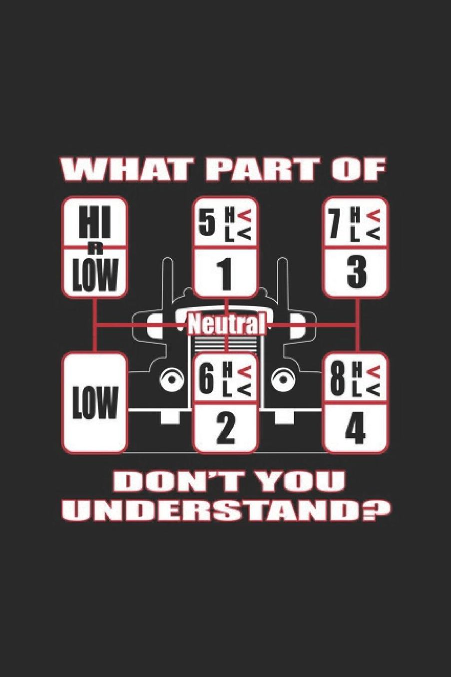 What Part Of Don't You Understand: Truck Notebook Trailor Transport Journal for Truck driver, Trucker on their Lorry or Tractor, for sketches ideas and To-Do lists, Dot Grid notebook, 120 pages