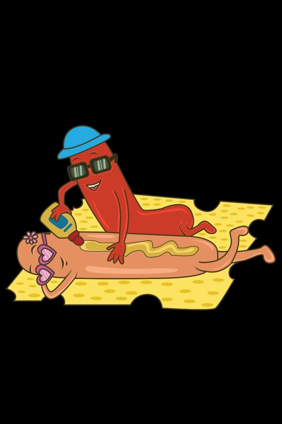 Suns Out Buns Out Funny Hot Dog Notebook Sausage Journal: Office Humor Notebook Humour Joke Pun Journal for office colleagues, coworkers, your boss and students, sketches ideas and To-Do lists, Dot Grid notebook, 120 pages
