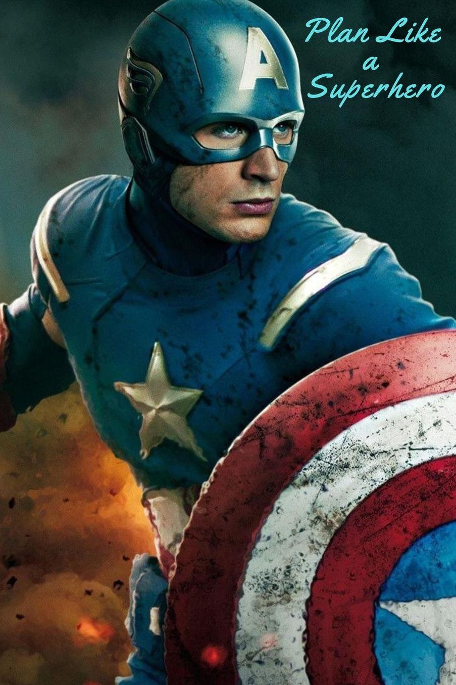 Captain America: 2019-2020 Academic Weekly Planner: August 1, 2019 to July 31, 2020: Superhero themed Day by Day Organizer & Diary for Comics & Adventure Fans