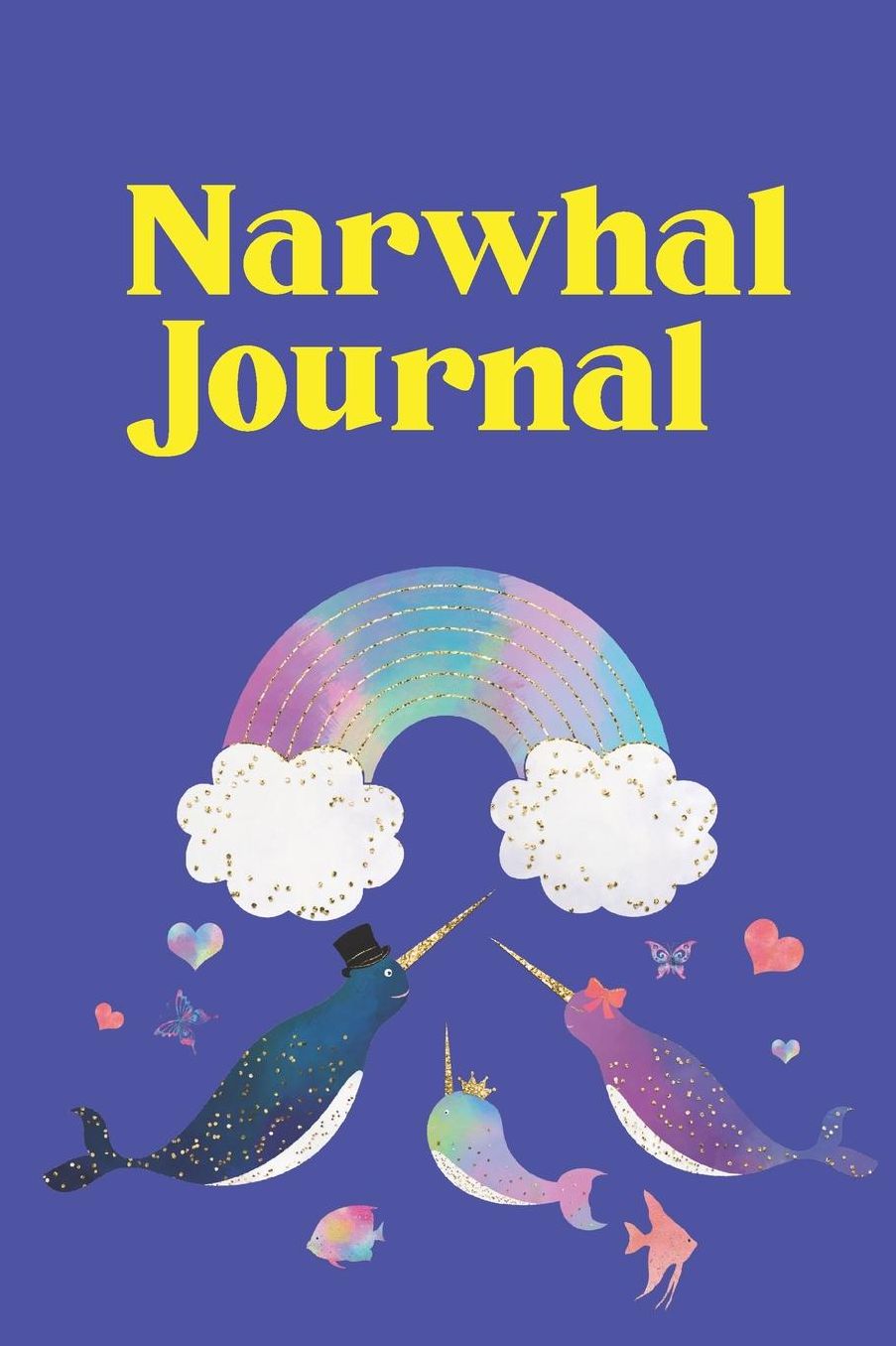 Narwhal Journal: Lined journal with Narwhal illustrations on internal pages. Glossy cover featuring Narwhal family