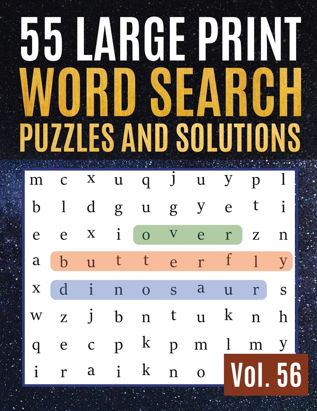 55 Large Print Word Search Puzzles and Solutions: Activity Book for Adults and kids Word Search Puzzle: Wordsearch puzzle books for adults entertainment Large Print (Find a Word for Adults & Seniors)