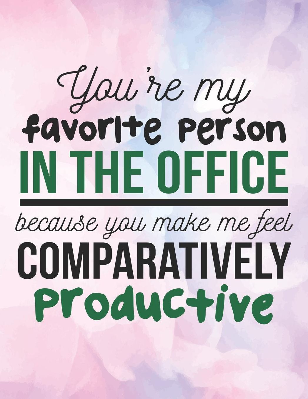 You're my favorite person in the office.: 2020-2021 Planner for Super Boss & Coworker, 2-Year Planner With Daily, Weekly, Monthly And Calendar (January 2020 through December 2021)