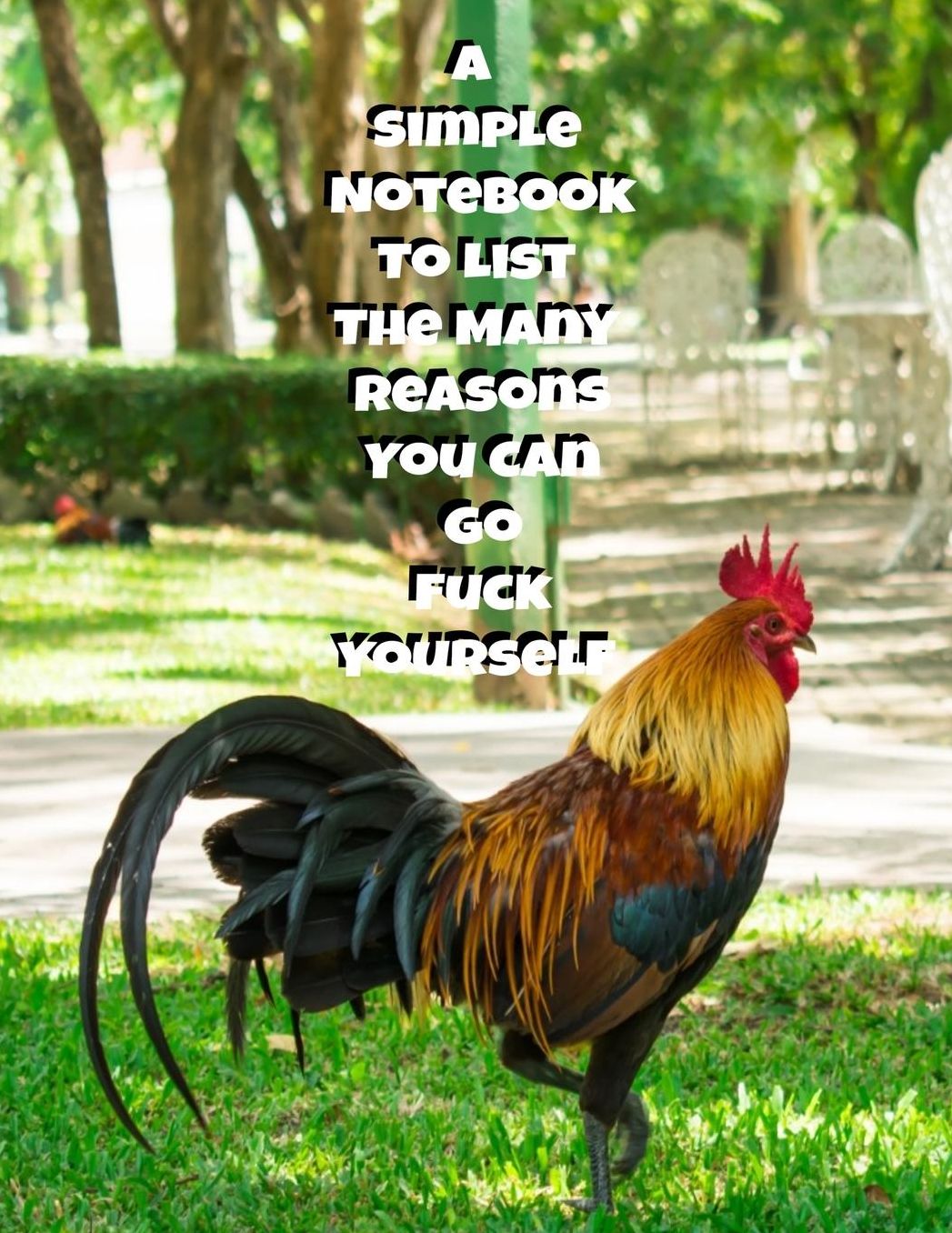 A Simple Notebook To List The Many Reasons You Can Go Fuck Yourself: The Perfect Gift Idea, Adult gag prank gifts, Novelty Joke Stocking Stuffer Ideas, 8.5x11 College Ruled, White Paper, Glossy Cover