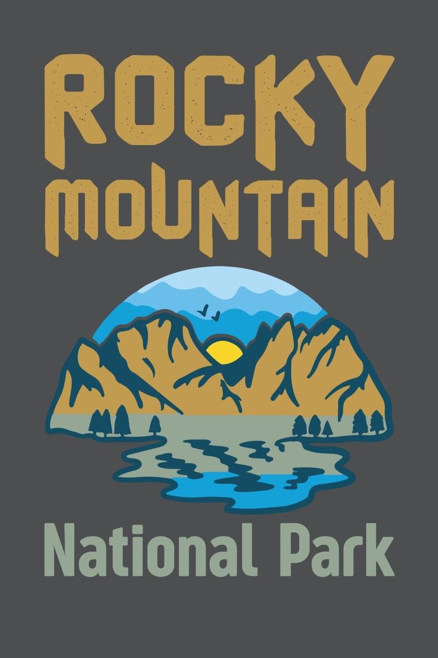 Rocky Mountain National Park: Lined Journal Notebook