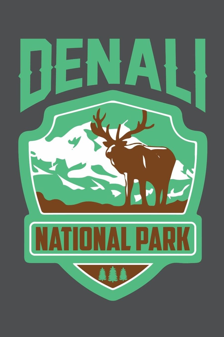 Denali National Park: Lined Journal Notebook