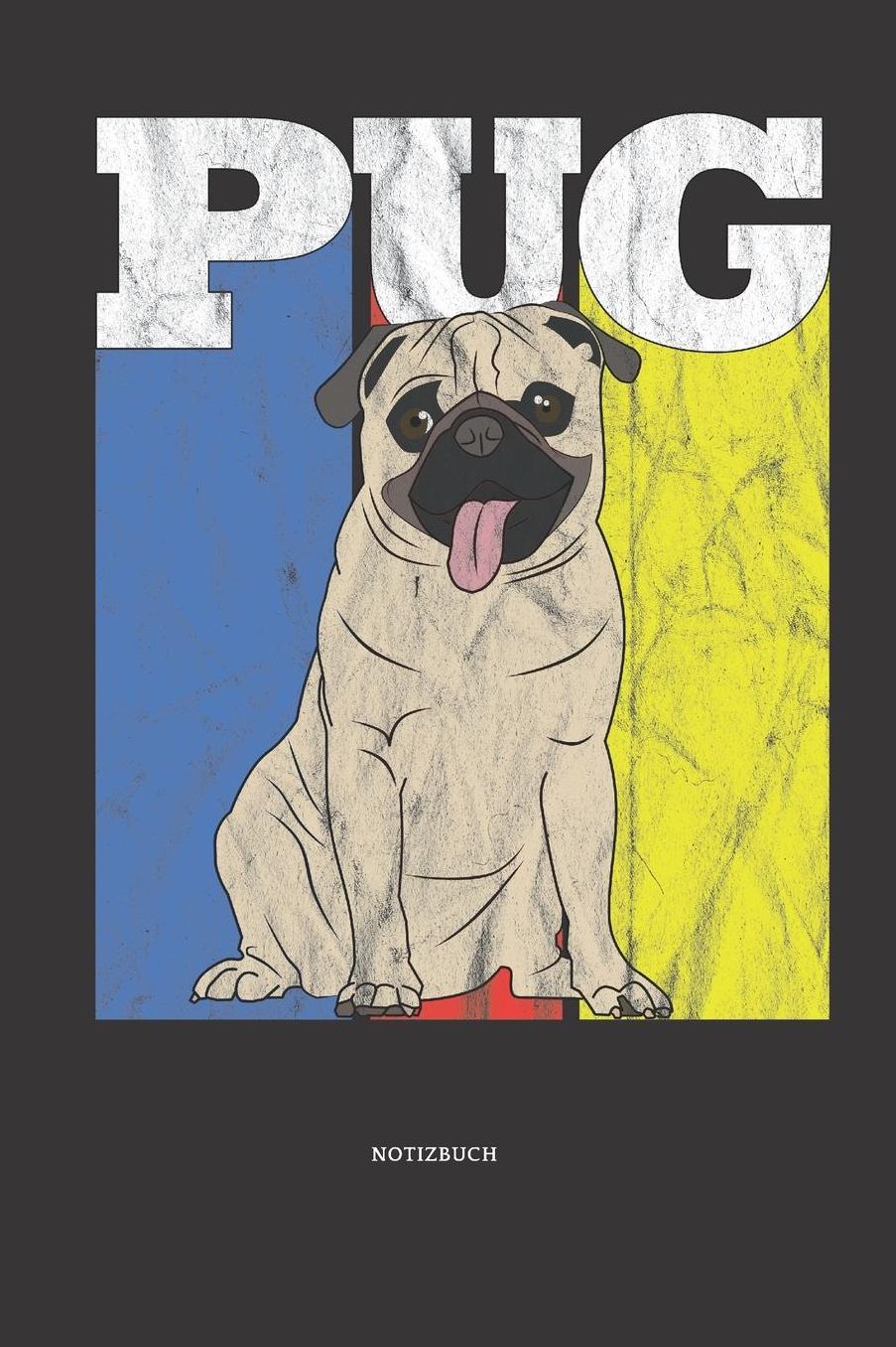 Notizbuch: Pug Mandala Notizbuch / Tagebuch / Journal mit 120 leeren Linierte Seiten Groï¿½e Frauen, Mï¿½dchen, Tï¿½nzer, familie