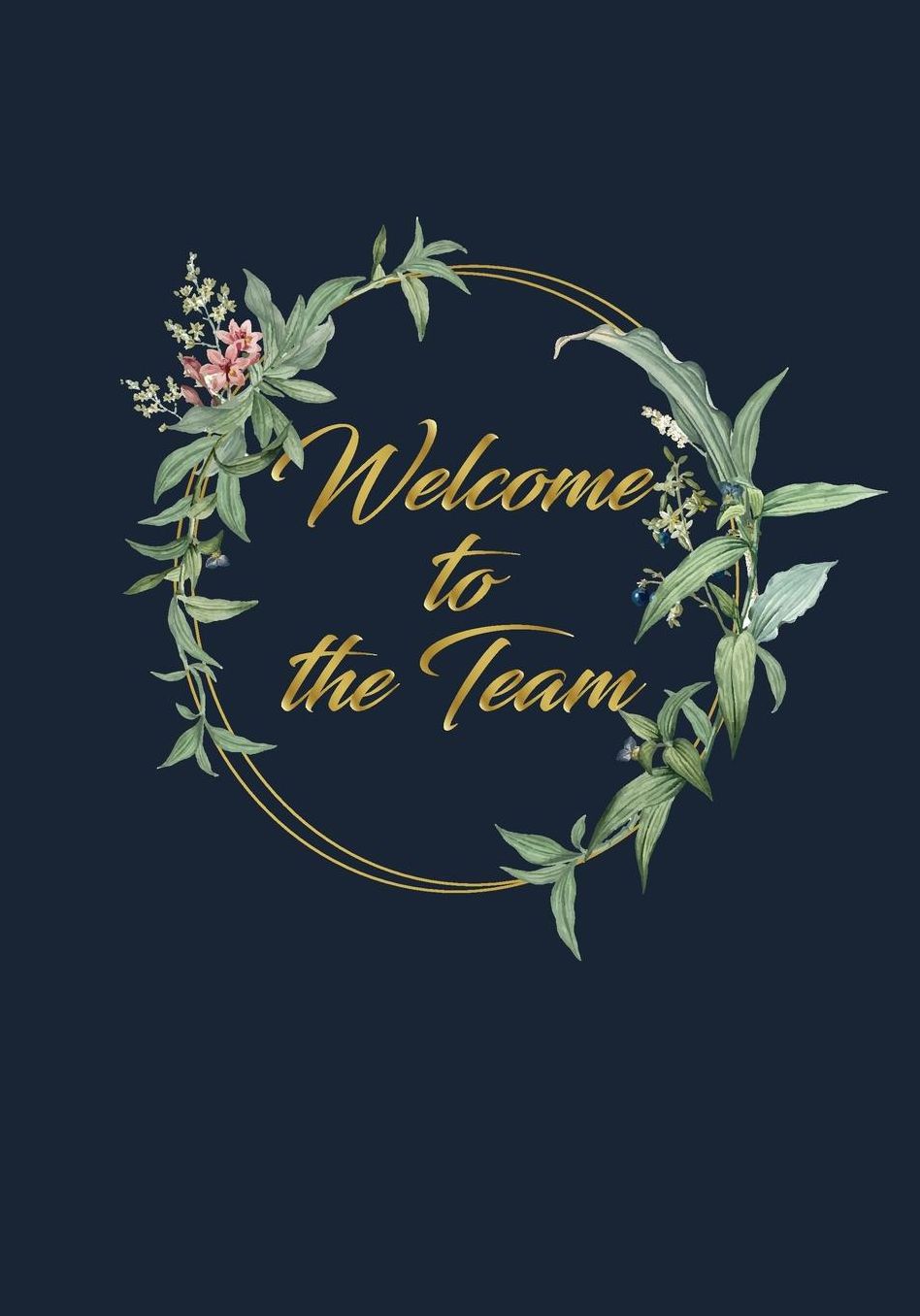 Welcome to The Team: Lined Notebook, Log & Journal - Gift Idea for Coworkers, Boss, Staffs, Employer, Employees, Friends (7 x10 120 Pages)