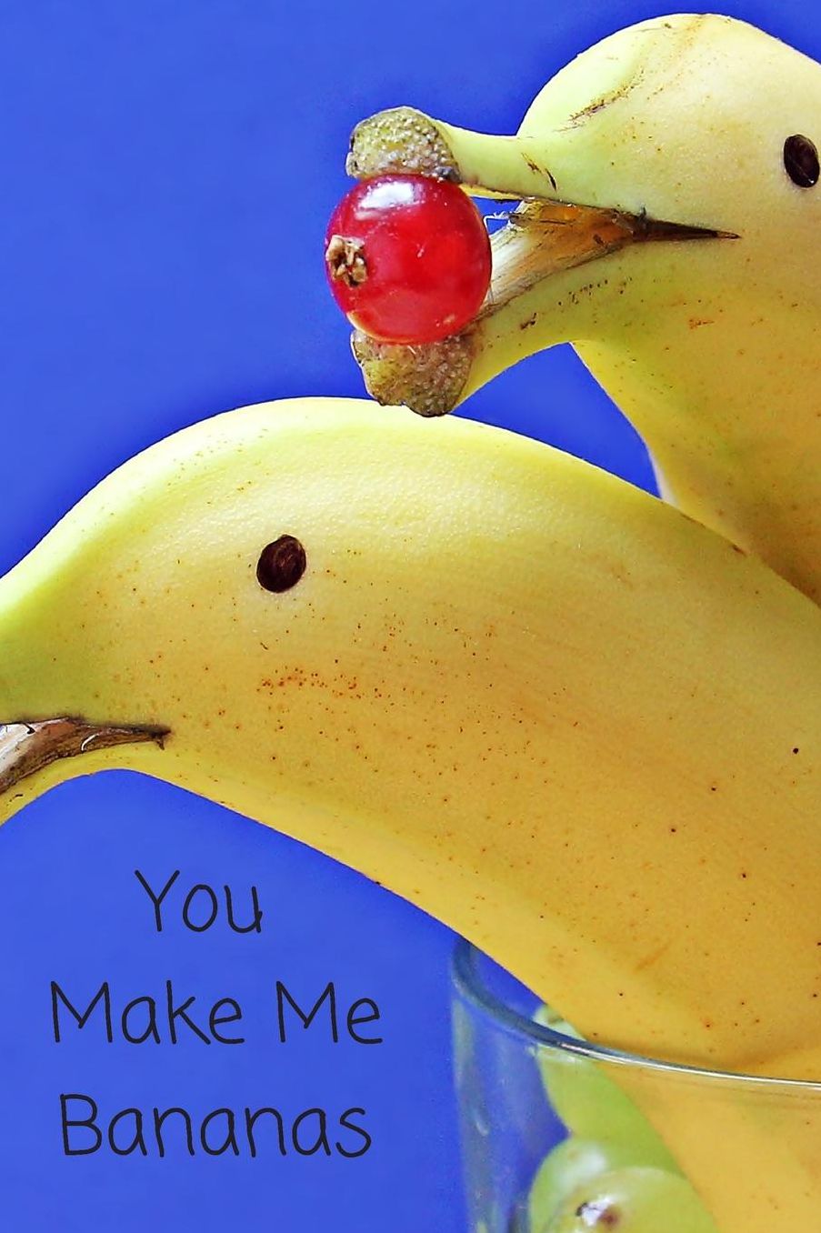 You Make Me Bananas: Small Lined A5 Notebook (6x9) - Funny Birthday, Christmas, Valentines, Mother's Day, Thanksgiving, Father's Day Present Gift, Silly Office Writing Stationary, Joke Journal to Write In - Family Member, Friend, Girlfriend or Boyfriend