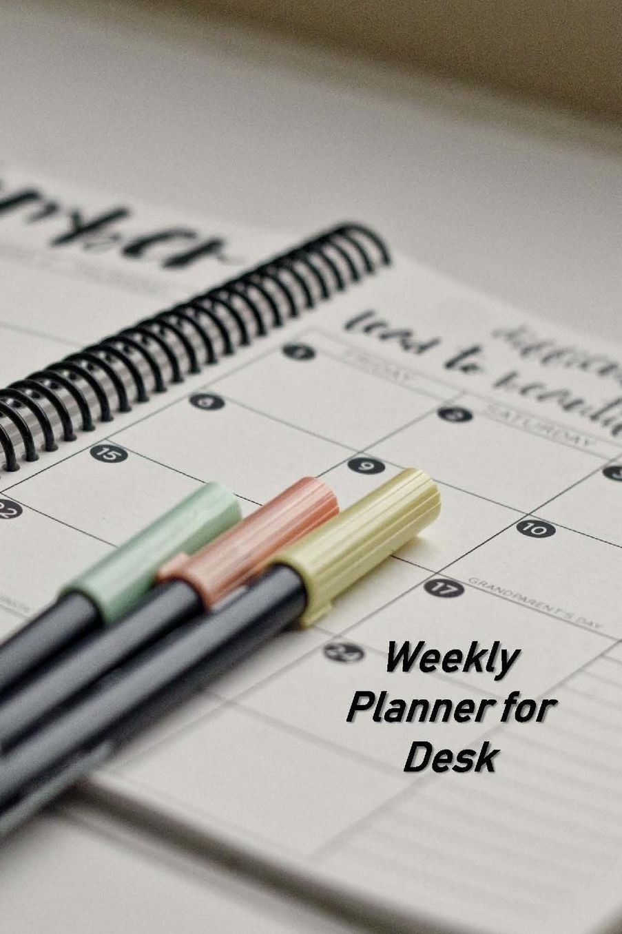 Weekly Planner for Desk: A Weekly Planner for 2020