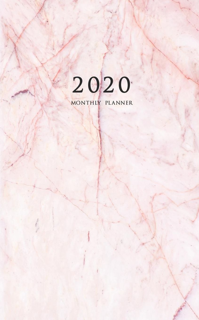 2020 Monthly Planner: Small 2020 Planner Monthly with Marble Cover (Volume 1)