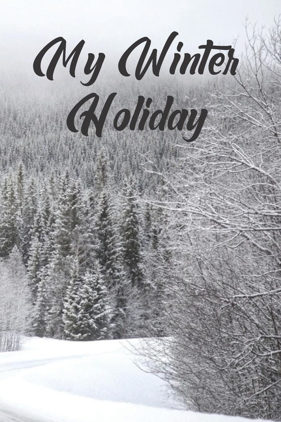 My Winter Holiday: Kids Holiday and Vacation Journal or Diary Blank Pages. A journal to keep down pictures, ideas, memories and or more family fun.