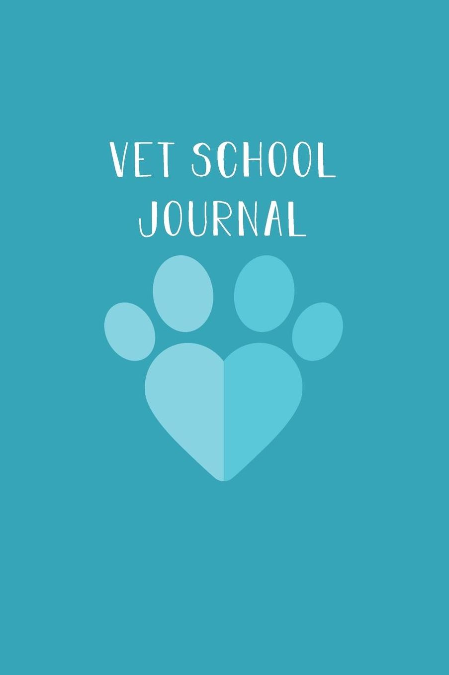 Vet School Journal: Veterinarian Student Notebook Journal With Graphics On Each Page