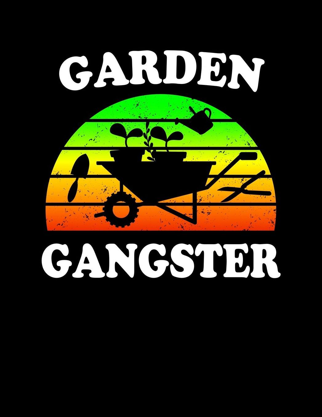Garden Gangster: Funny Garden Journal with blank lined pages to write notes on your vegetables, fruits, and plants