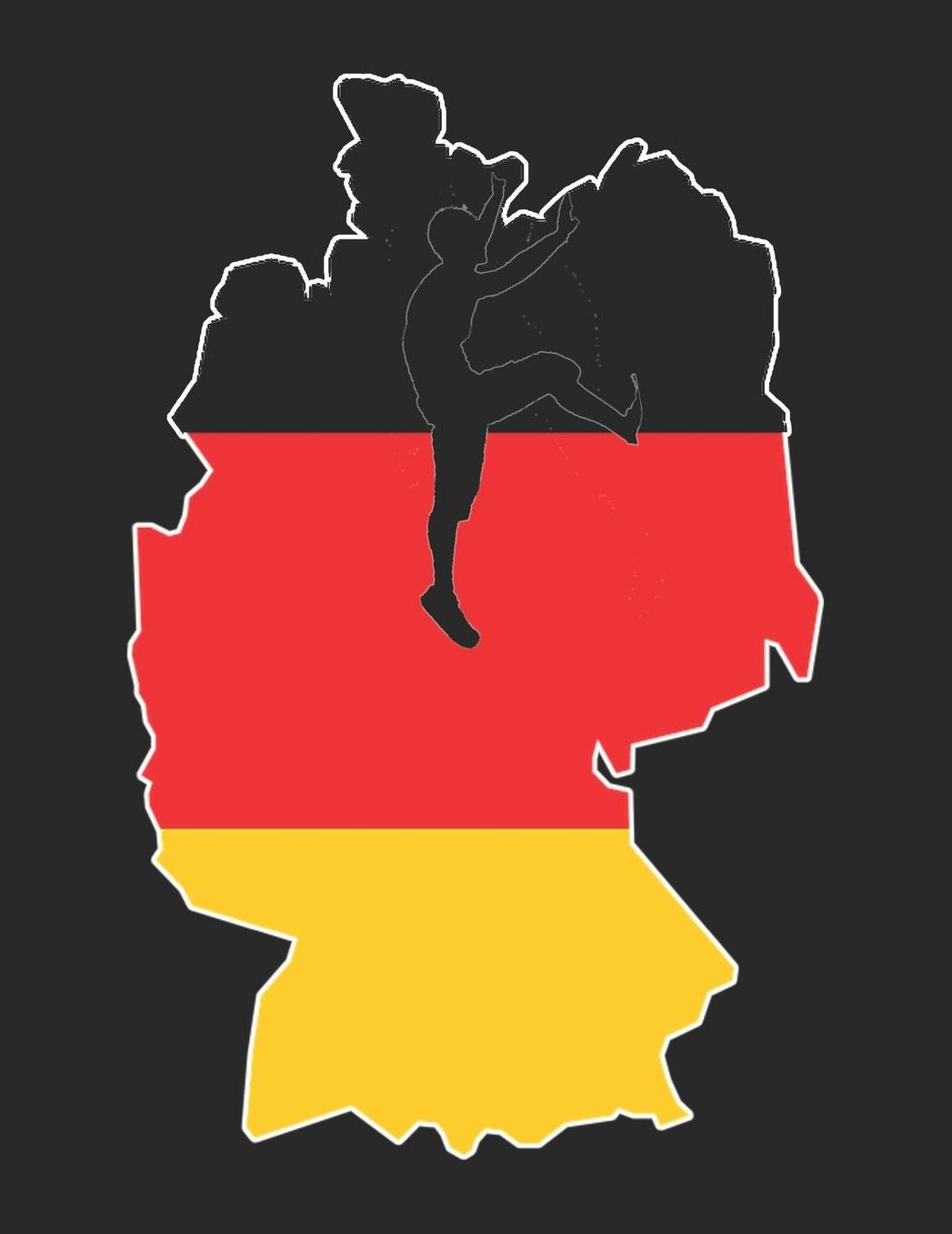 Mein Gipfellogbuch: Das Bergtouren Tagebuch zum selber ausfï¿½llen ♦ Wandertagebuch fï¿½r die schï¿½nsten Wanderungen, Aussichten und Erinnerungen ♦ A4+ Format ♦ Motiv: Deutschlandkarte