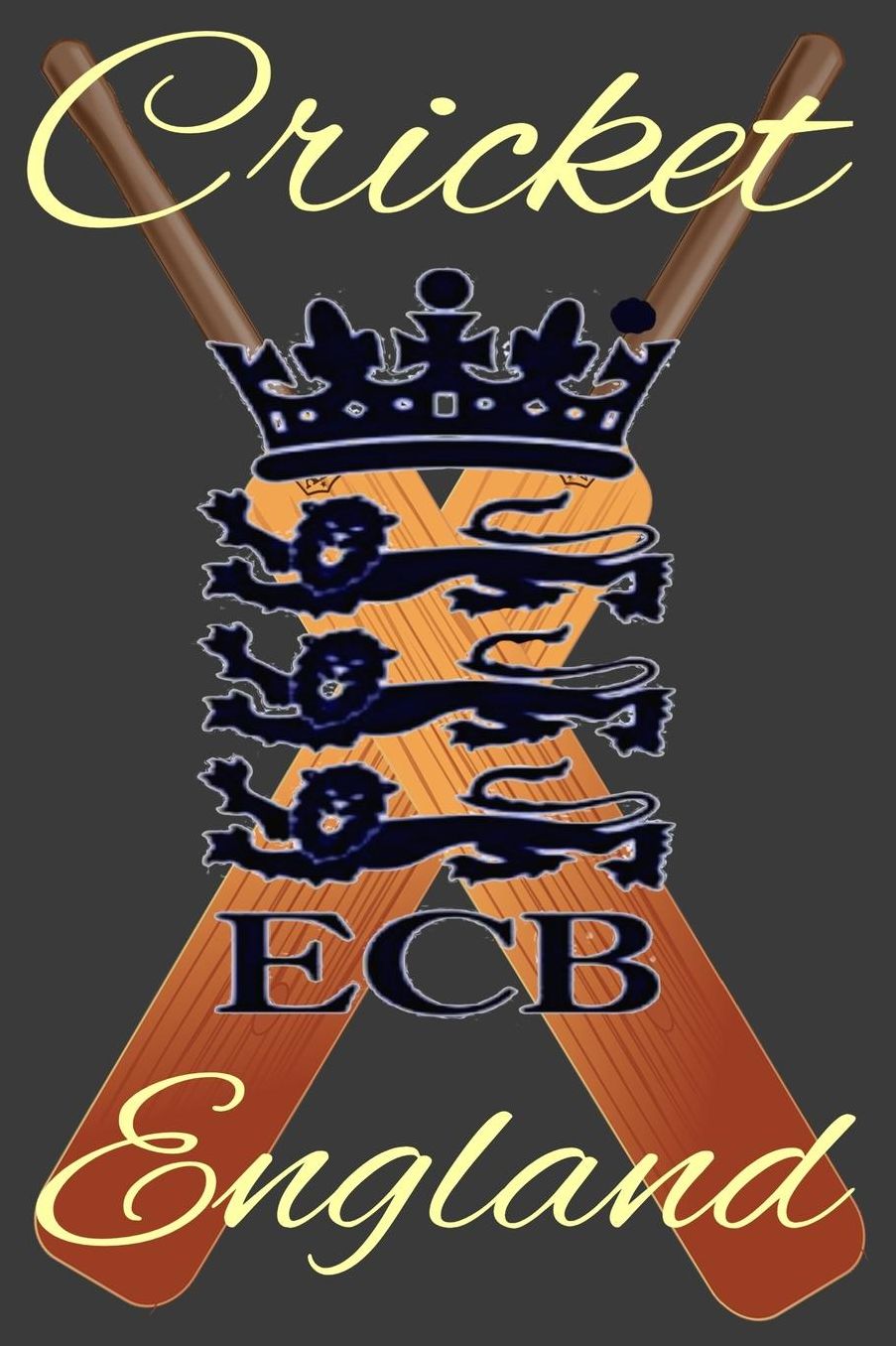 Cricket England: College Ruled 6x9 Inch 100 pages Line Note book Journal appreciation for the England Cricket National Team, Witty Gift for Enthusiastic Fans and Players