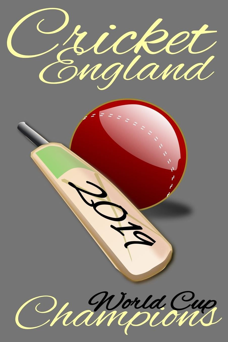 Cricket England: College Ruled 6x9 Inch 100 pages Line Note book Journal appreciation for the England Cricket National Team, Witty Gift for Enthusiastic Fans and Players