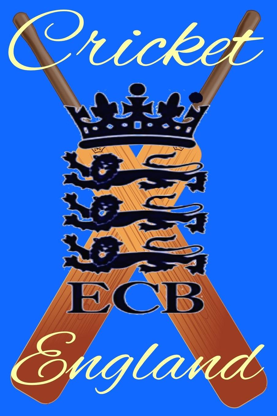 Cricket England: College Ruled 6x9 Inch 100 pages Line Note book Journal appreciation for the England Cricket National Team, Witty Gift for Enthusiastic Fans and Players