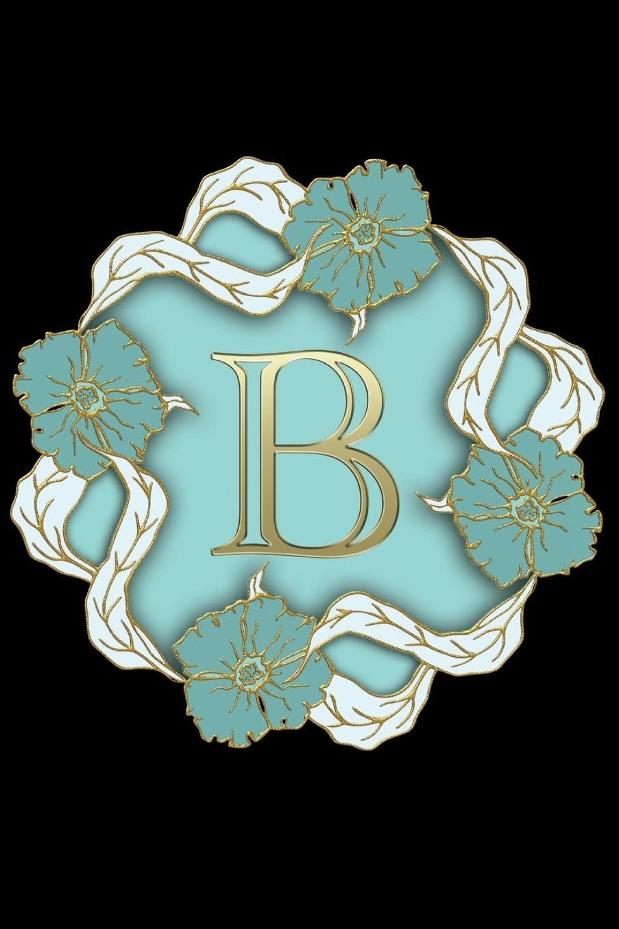B: Personalized Monogrammed Initial B Notebook, Journal or Diary for Women and Girls Makes a Great Personalized Gift