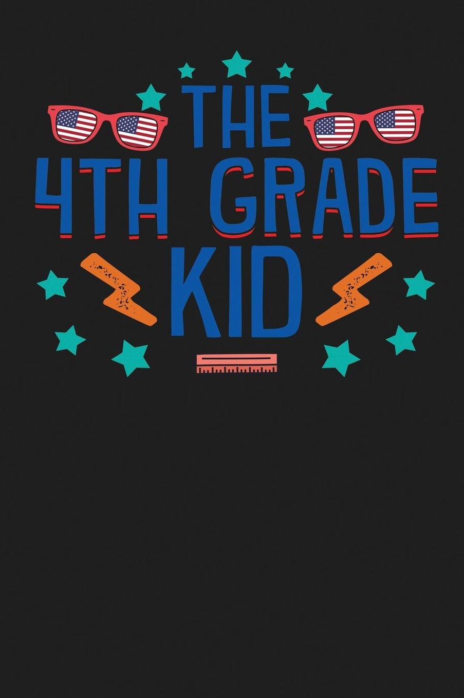 The 4th Grade Kid: Fourth Grade Notebook Composition Book