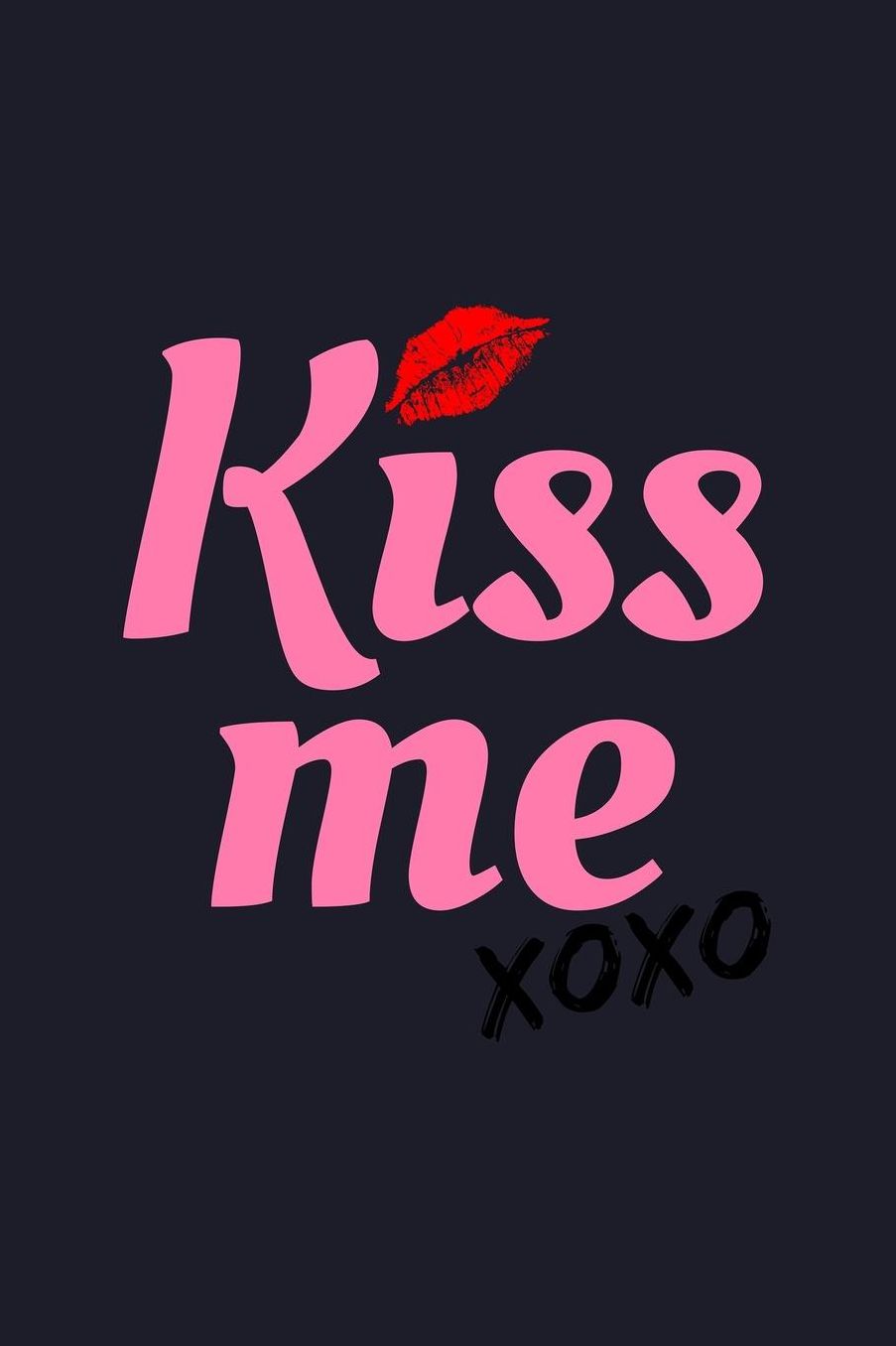 Kiss Me: Blank Paper Sketch Book - Artist Sketch Pad Journal for Sketching, Doodling, Drawing, Painting or Writing