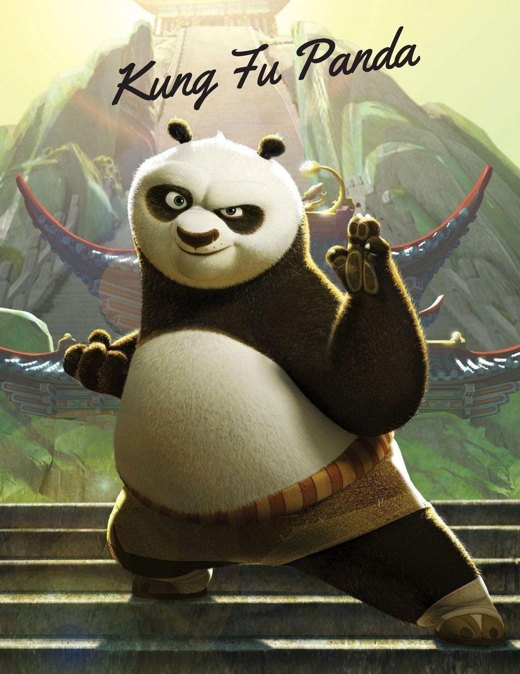 Kung Fu Panda: Blank Lined Superhero Gift Journal for Comics & Adventure Fans