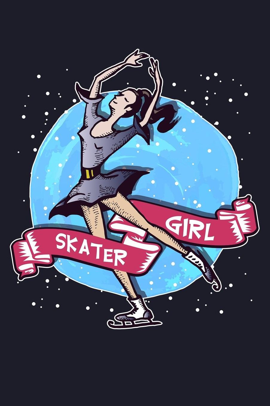Skater Girl: Blank Paper Sketch Book - Artist Sketch Pad Journal for Sketching, Doodling, Drawing, Painting or Writing
