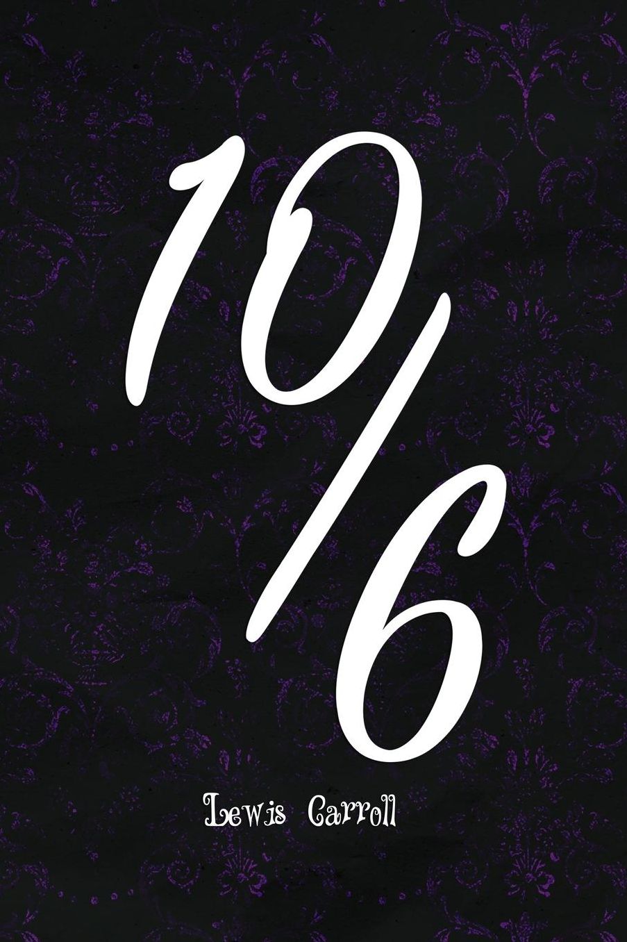 10/6: Blank Lined Notebook ( Alice In Wonderland ) Black