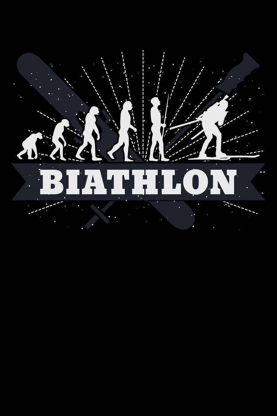 Biathlon: Blank Paper Sketch Book - Artist Sketch Pad Journal for Sketching, Doodling, Drawing, Painting or Writing