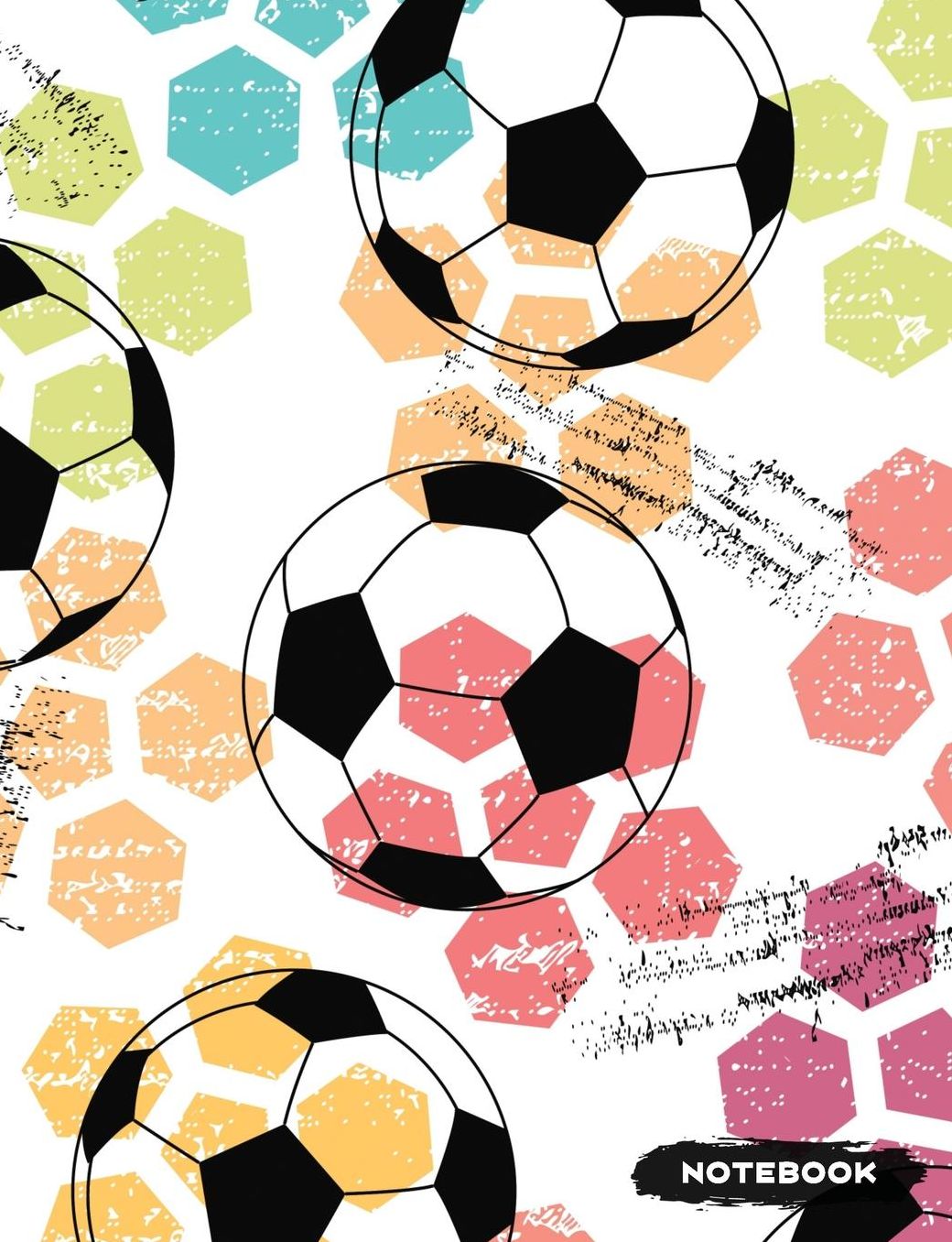 Notebook: Soccer Lined Journal, Composition Notebook, Ruled Lines