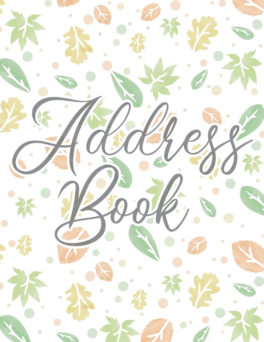 Address Book: Cute Flower Design Address Organizer